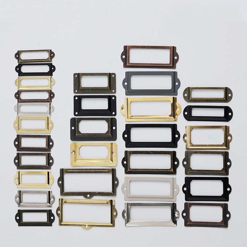 Furniture Hardware Names - Винтажный держатель для этикеток, антикварная библиотека,