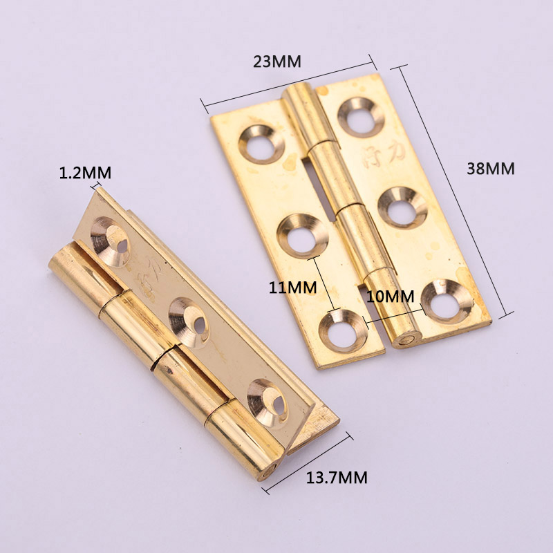 Cabinet Hinge Overlay - 2 шт./лот, латунная мебельная петля, 38