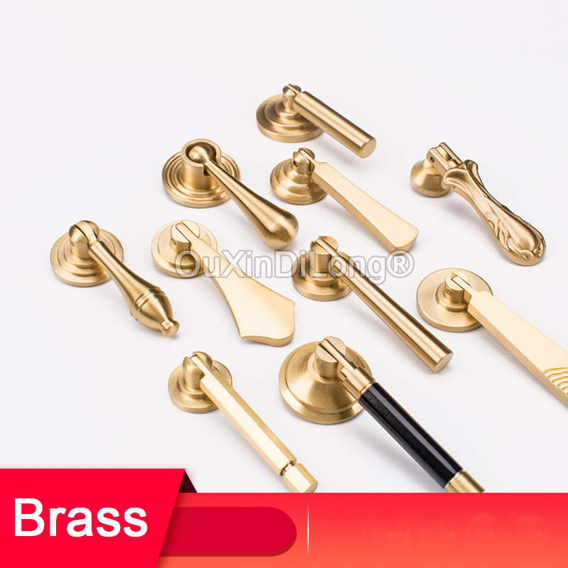 1 шт. латунные ручки в китайск – обзор и цена Furniture Hardware Drop Pulls