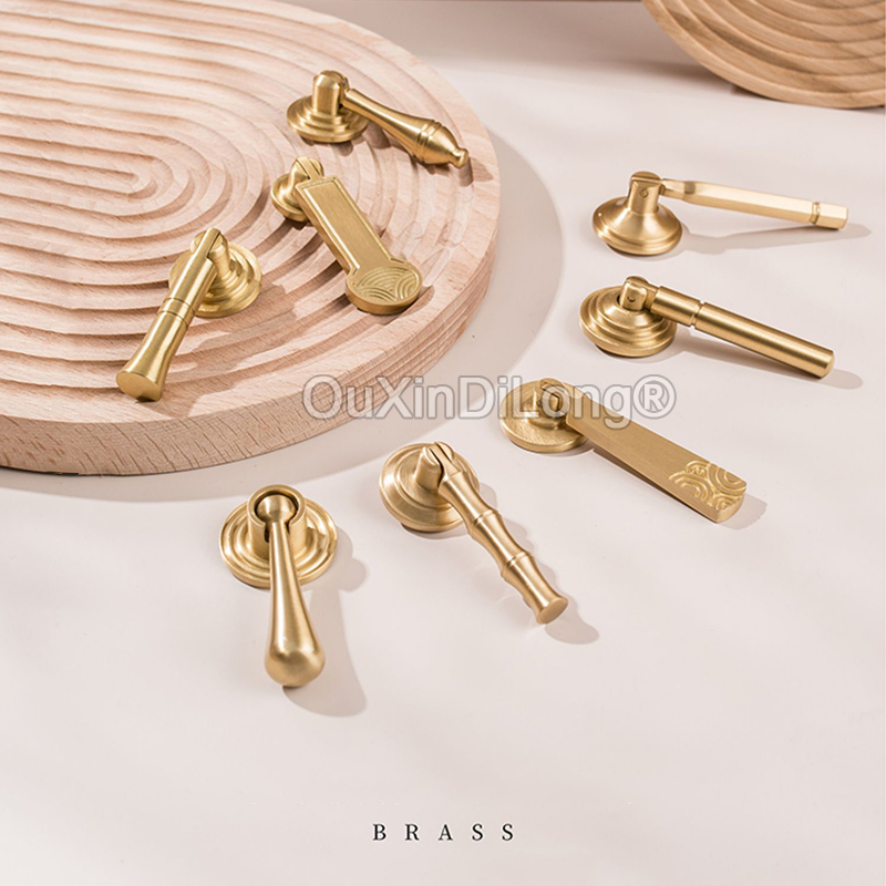 1 шт. латунные ручки в китайск – обзор и цена Furniture Hardware Drop Pulls