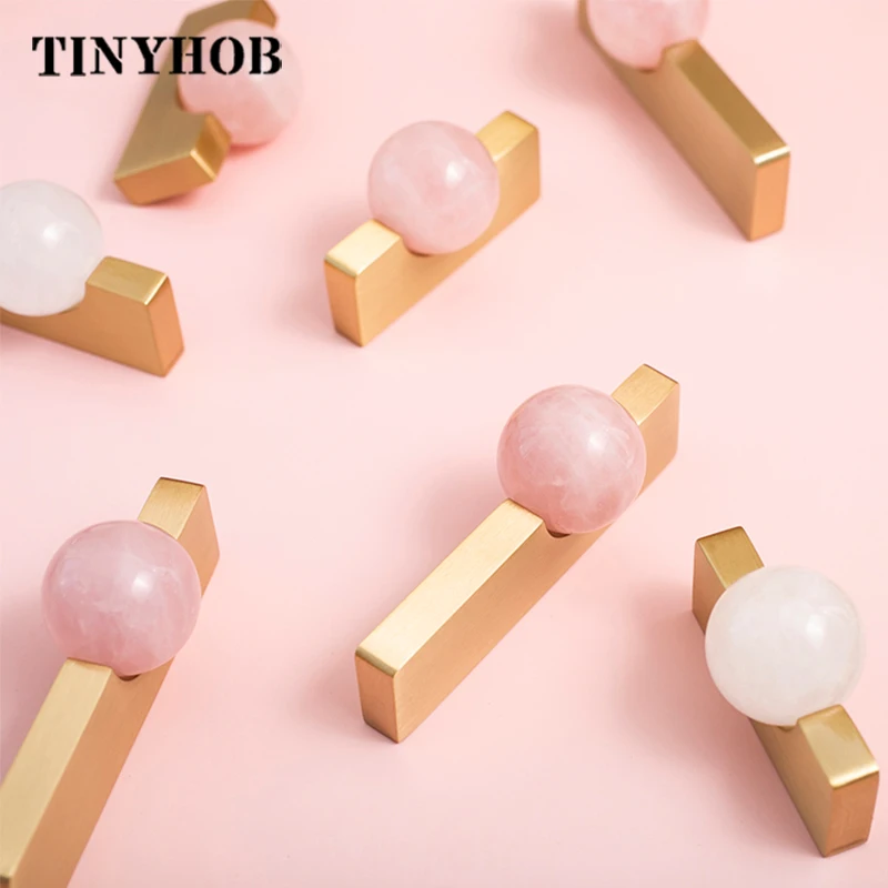 Белый хрустальный шар + латунн – обзор и цена Furniture Hardware Drop Pulls